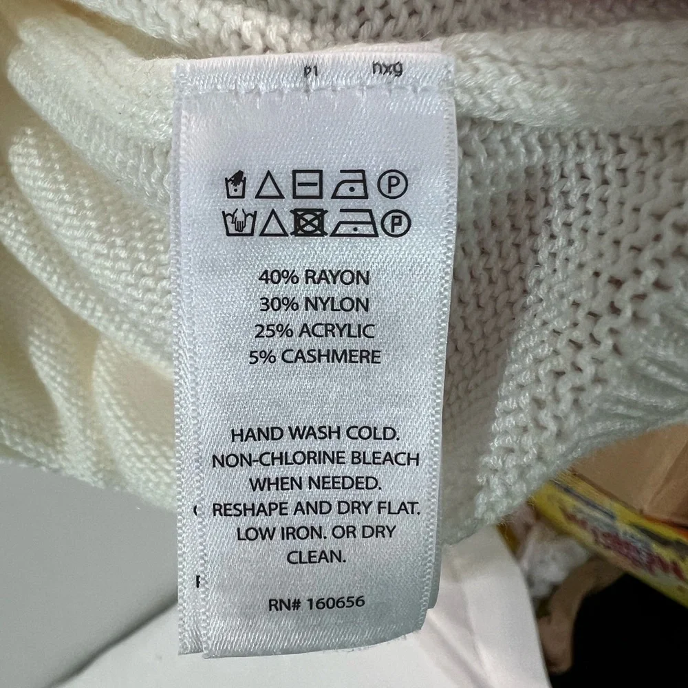 Cynthia‎ Rowley white sweater